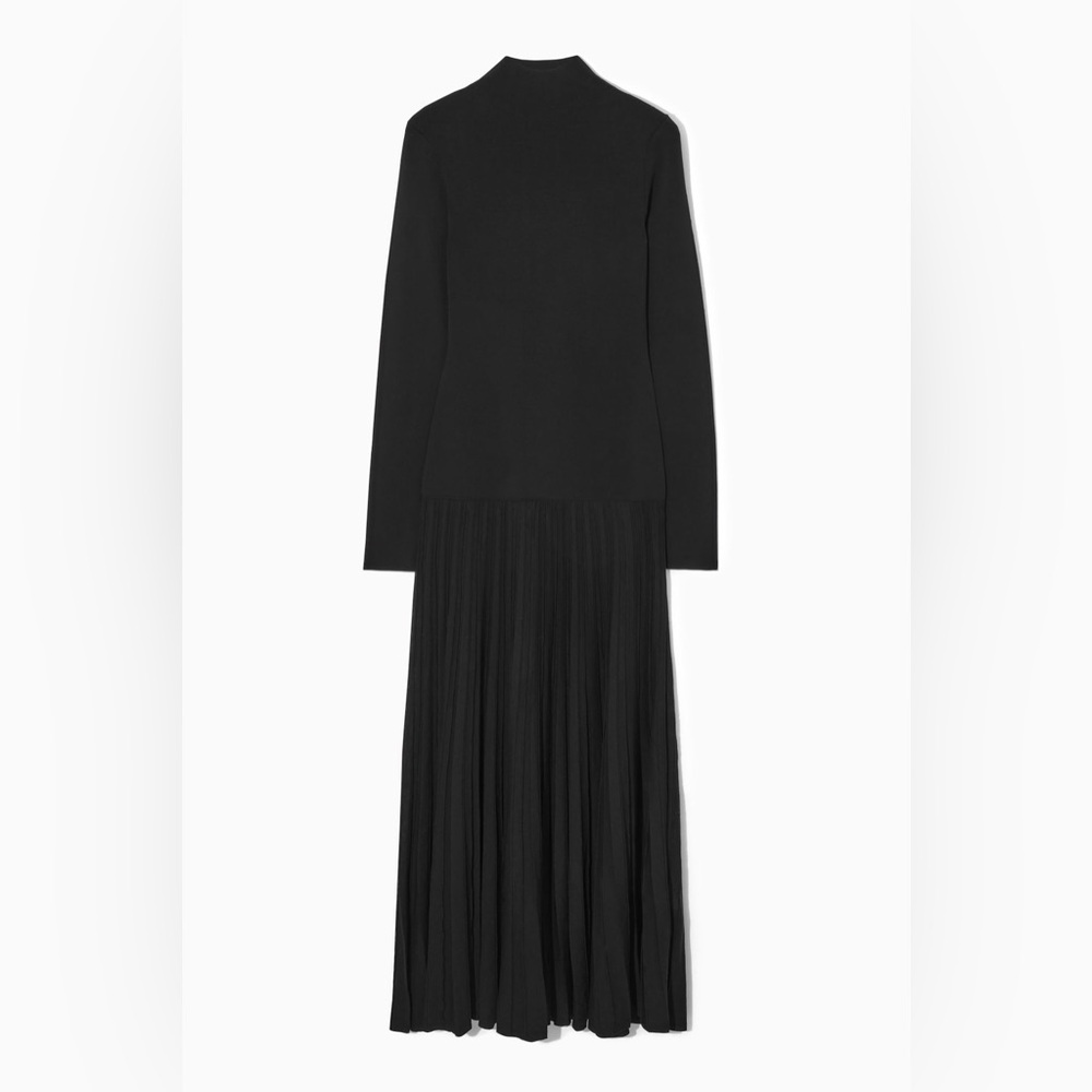 COS Black Maxi Turtleneck Dress - Picture 3 of 16